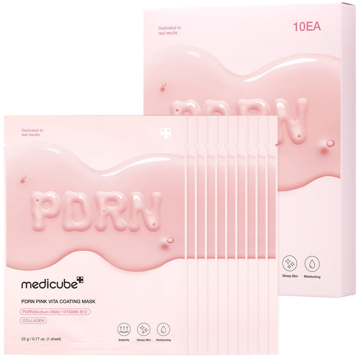 medicube front packaging showing product and benefits