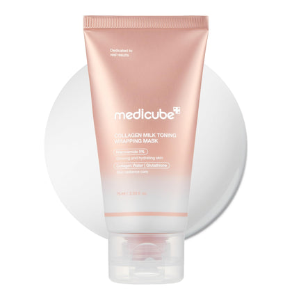 medicube front packaging showing mask container and benefits