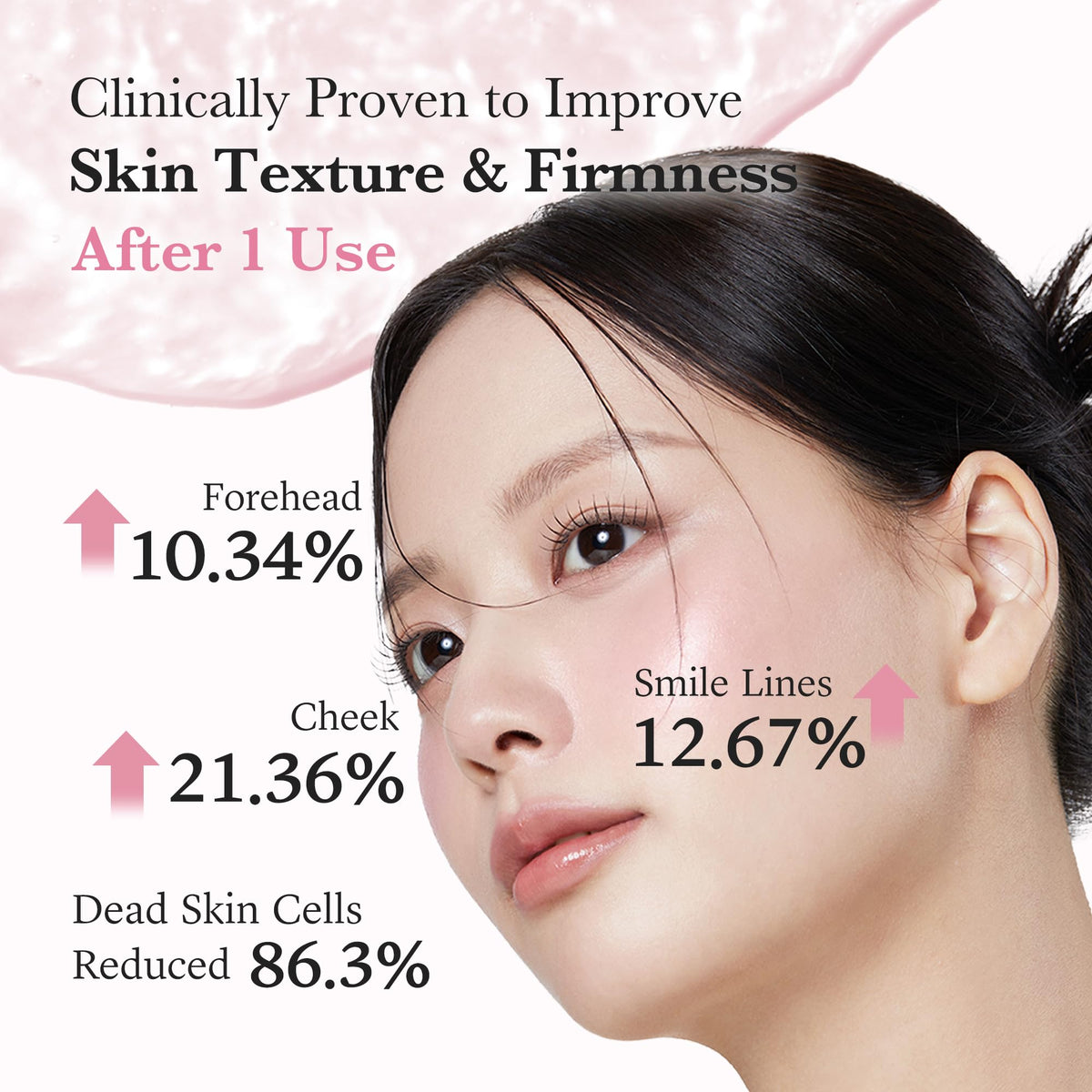 medicube ingredient label highlighting Pink PDRN and collagen potency