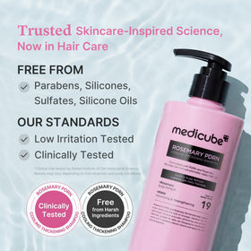 medicube rosemary PDRN ingredient visual emphasizing scalp-supporting benefit