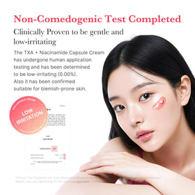 medicube label list of TXA, niacinamide, ceramide, hyaluronic acid