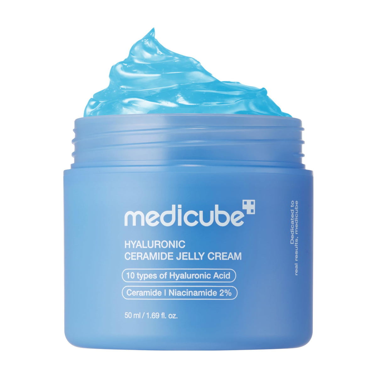 medicube jelly cream front jar showing clean packaging and quick absorption