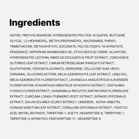 medicube label showing peptides and glutathione ingredients for brightening benefit