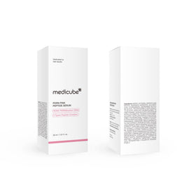 medicube lifestyle bathroom counter with serum ready in daily routine