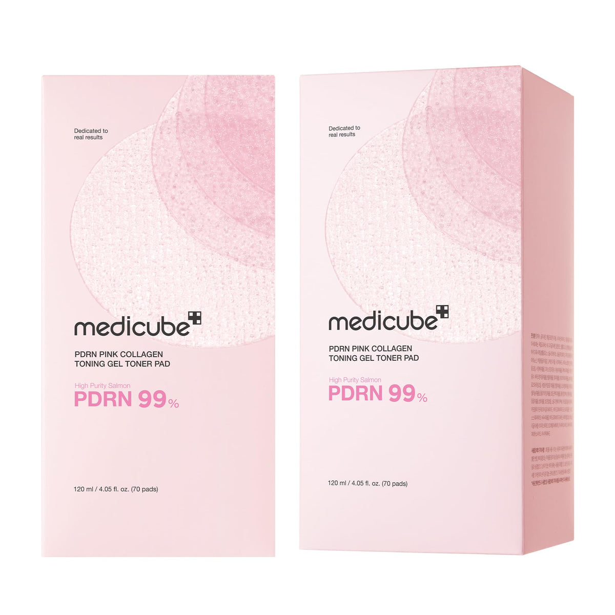 medicube lifestyle bathroom vanity with pads in routine scene