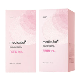medicube lifestyle bathroom vanity with pads in routine scene