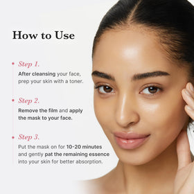medicube mask edge fitting closely to skin to prevent slipping