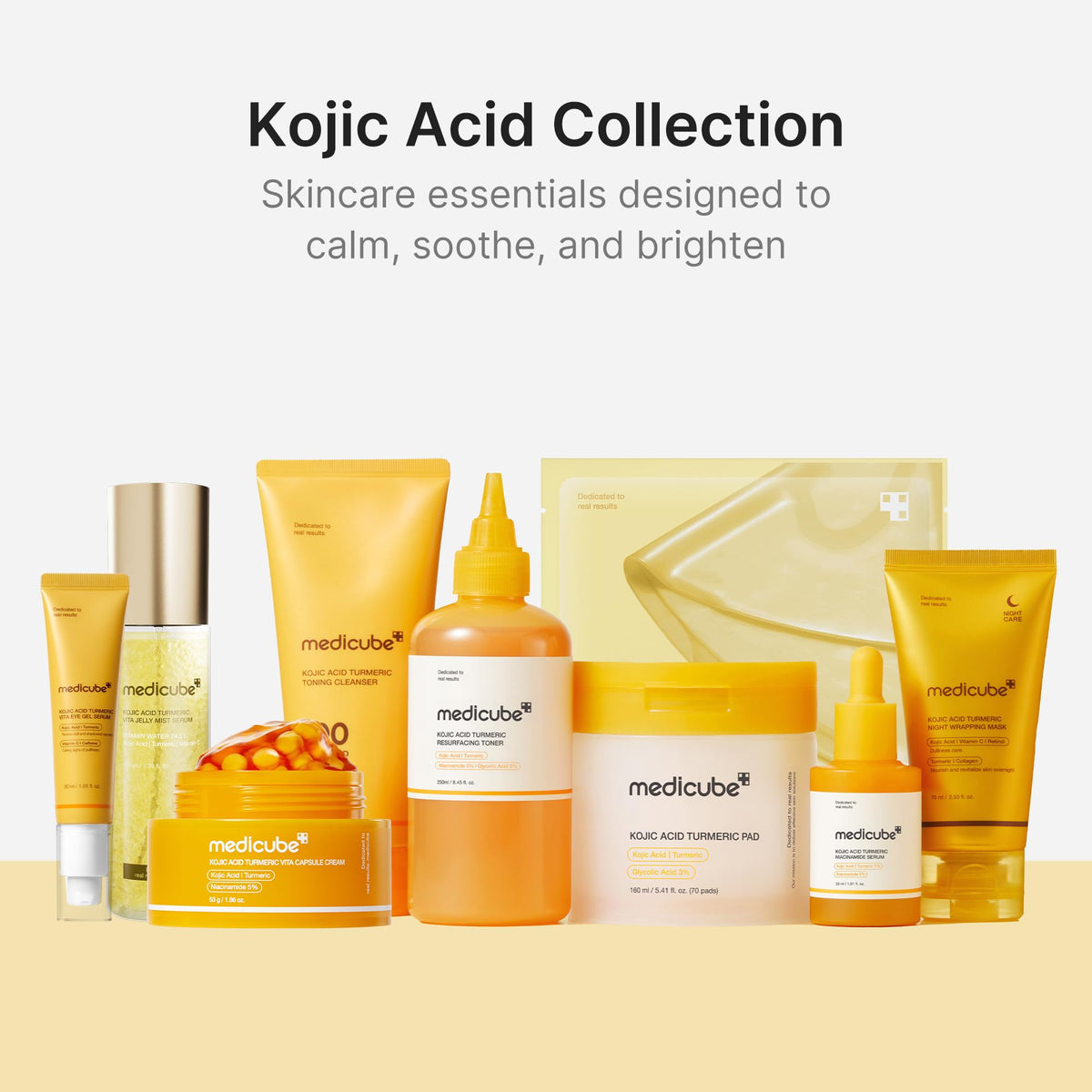 medicube nighttime bathroom scene suggesting overnight routine