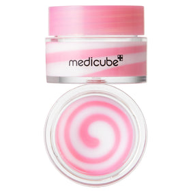 medicube close-up of balm texture, highlighting creamy, non-sticky melt-in feel