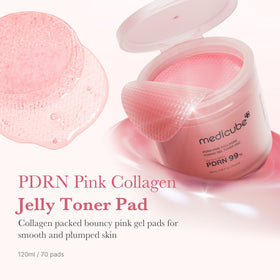 medicube open pouch with visible pink gel pads for convenience