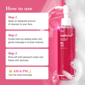 medicube PDRN and collagen ingredient visual for radiant-looking skin