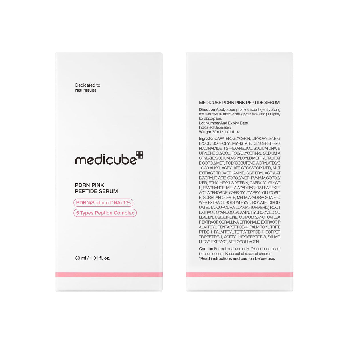 medicube spread of serum on skin showing silky texture and non-greasy finish