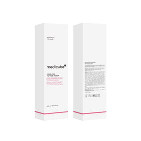 medicube cap and packaging detail emphasizing quality and sealing
