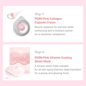 medicube PDRN Vita Coating sheet mask pouch showing short mask-time convenience