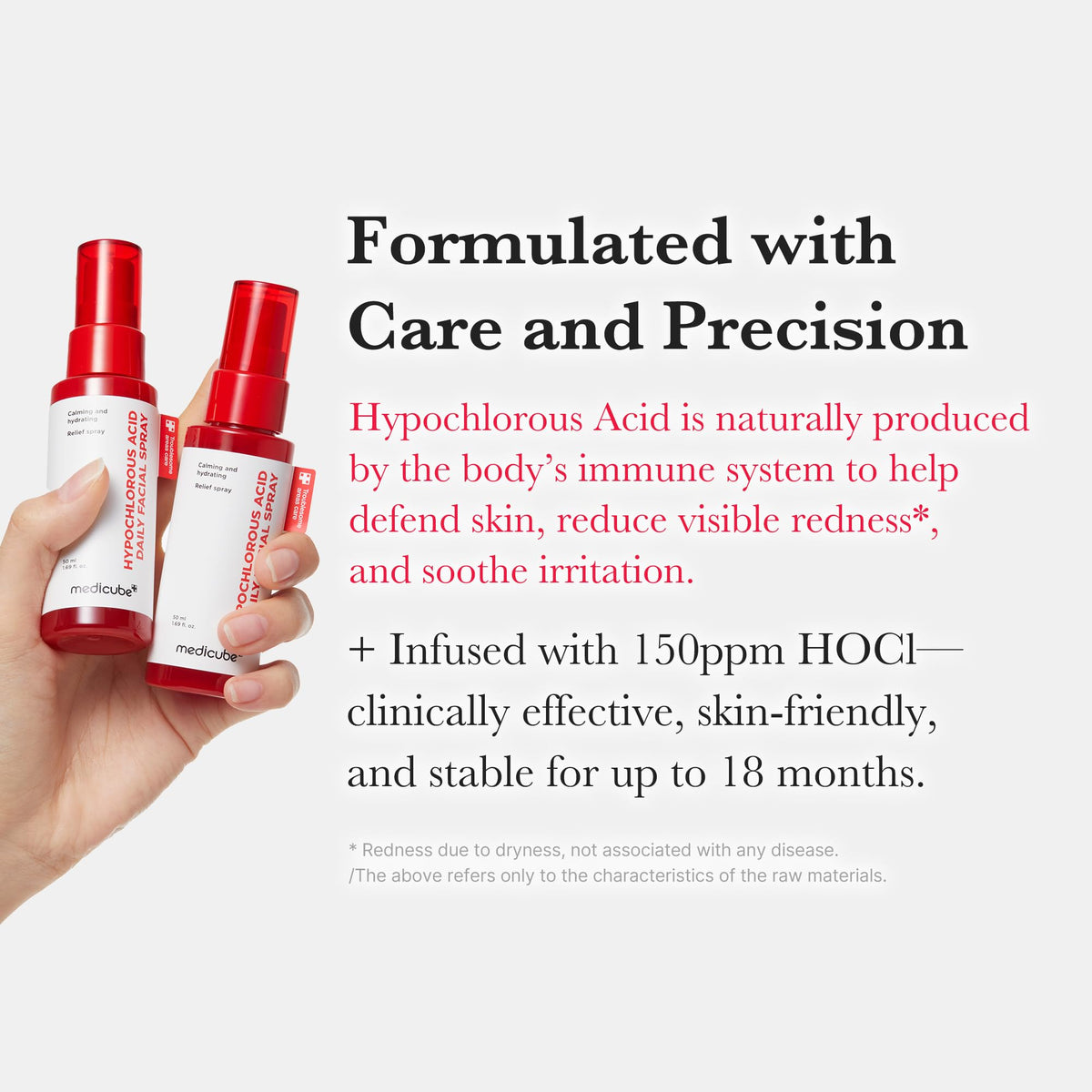 medicube spray inside travel bag ready for on-the-go soothing and freshness