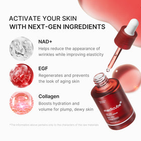 medicube pump dispensing serum demonstrating controlled application and minimal waste