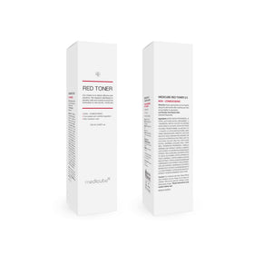 medicube before and after skin texture comparison, highlights visible smoothing