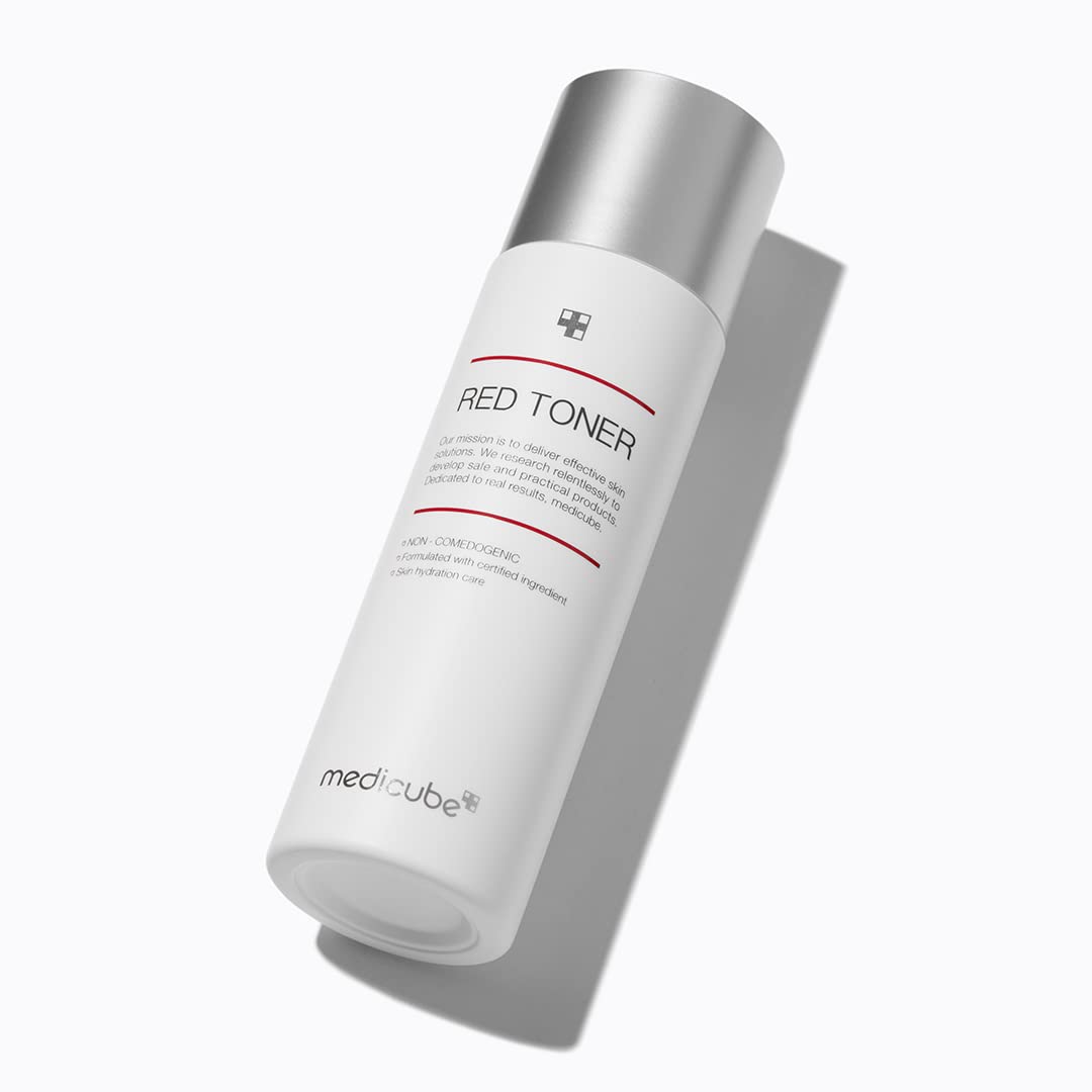 medicube product label close-up listing key ingredients for informed use