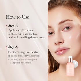 medicube serum applied on hand demonstrating fast absorption and smooth finish