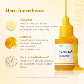 medicube serum dispensed on hand demonstrating lightweight hydration benefit