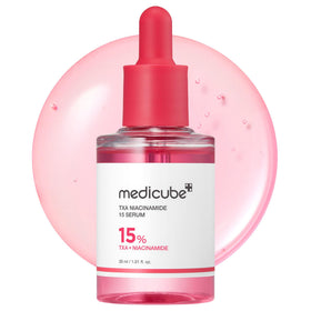 medicube front packaging showing bottle and box, communicates trustworthy clinical formula