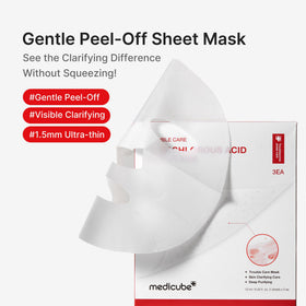 medicube close-up of ultra-thin sheet texture for even contact