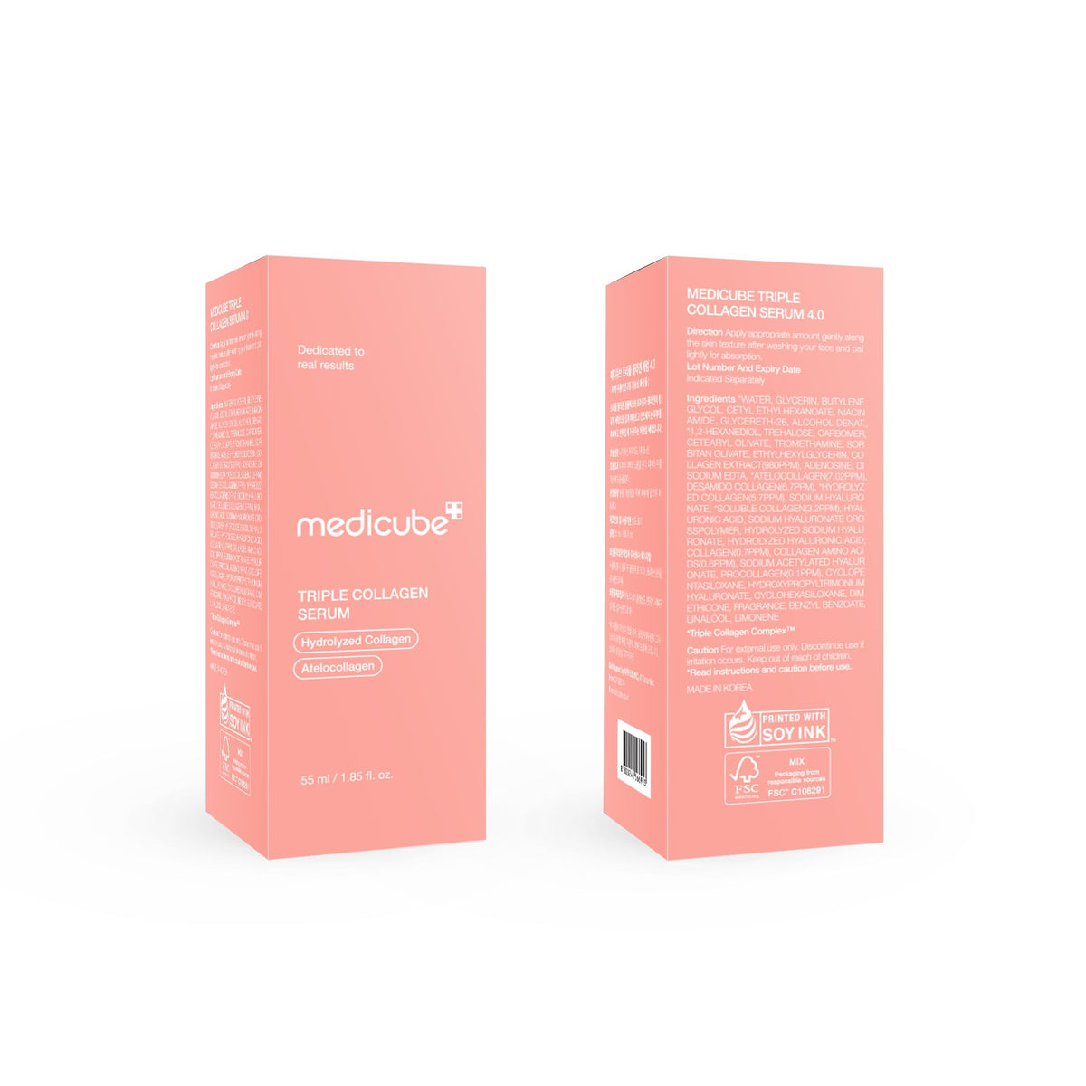 medicube bottle next to sunscreen demonstrating routine compatibility and layering benefit