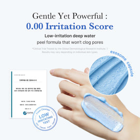 medicube bottle next to hand showing 4.23 oz scale and travel-friendly size