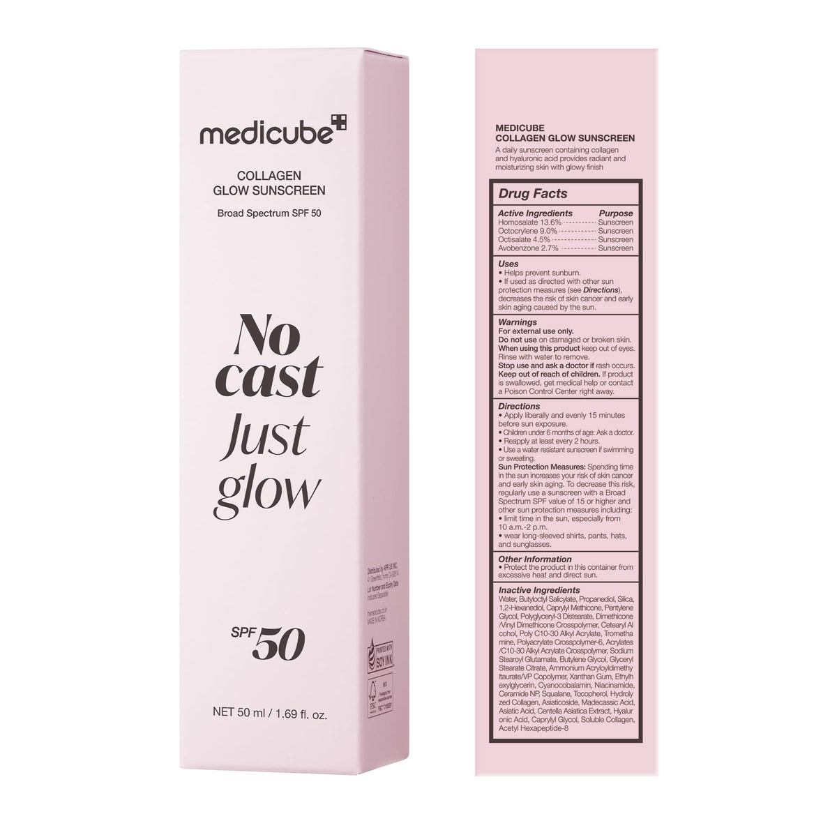 medicube sunscreen inside travel pouch illustrating portability benefit