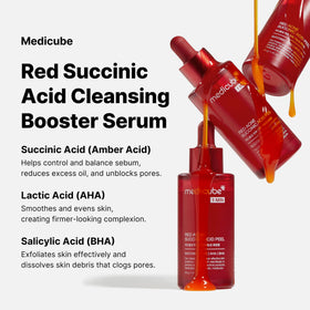 medicube gel-serum texture close-up illustrating light non-greasy finish