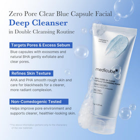 medicube creamy foam texture close-up demonstrating gentle lather and soft cleansing