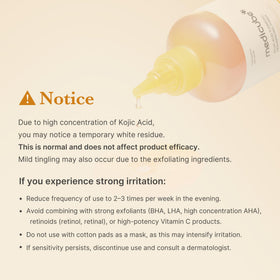 medicube toner ingredients focus on kojic acid and turmeric for tone correction benefits