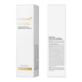 medicube in travel pouch with essentials, emphasizes convenience for on-the-go hydration