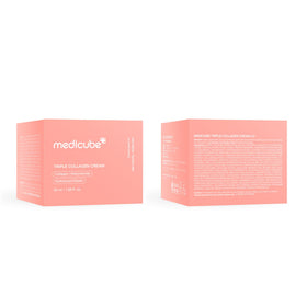 medicube jar on bathroom vanity showing daily routine convenience benefit