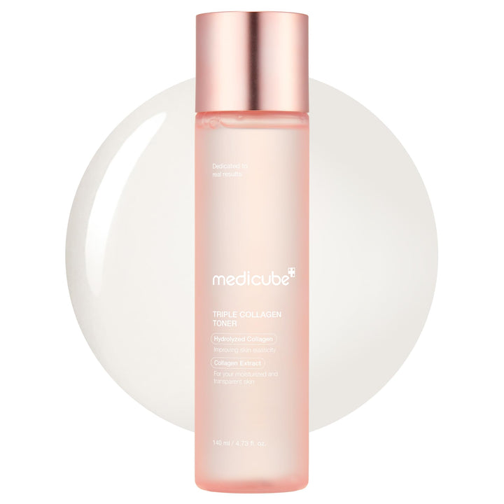 medicube front bottle showing product and fast absorption benefit
