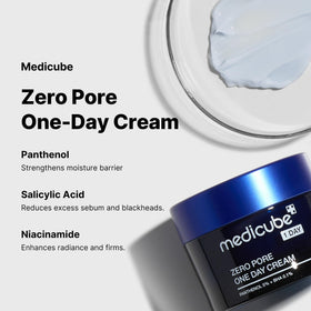 medicube cream spread on hand demonstrating easy application and non-greasy feel