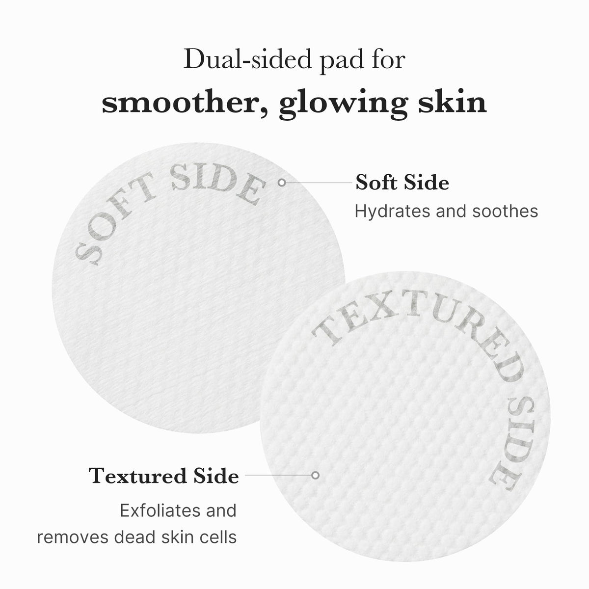 medicube pad in hand being wiped on cheek demonstrating ease of use