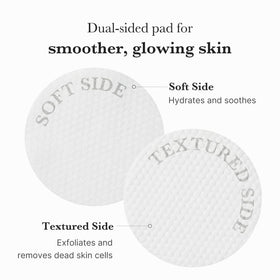 medicube pad in hand being wiped on cheek demonstrating ease of use