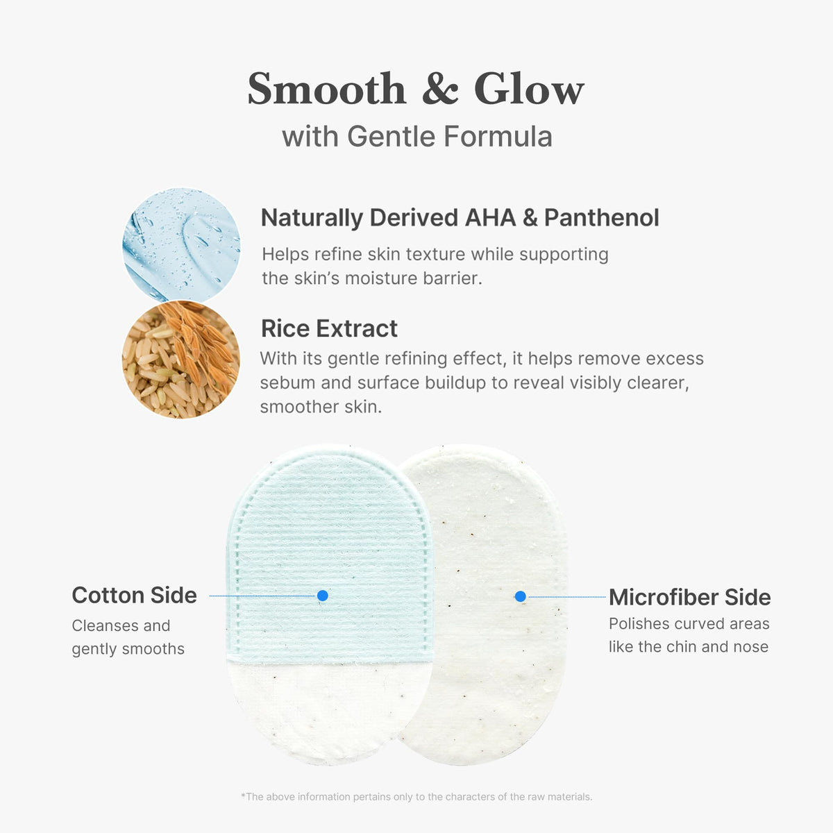 medicube close-up of microfiber fibers highlighting gentle polishing action