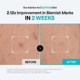 MEDIHEAL pad being swiped on face after cleansing for calming benefit