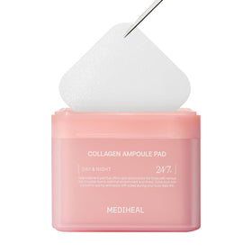 MEDIHEAL front packaging showing 100-count jar and product benefits