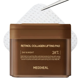 MEDIHEAL front packaging showing lifting pads for convenient firming