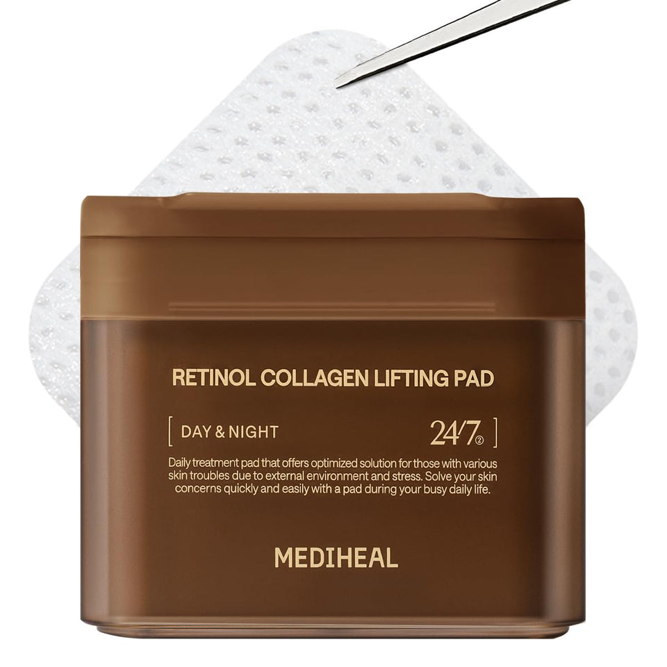 MEDIHEAL front packaging showing lifting pads for convenient firming