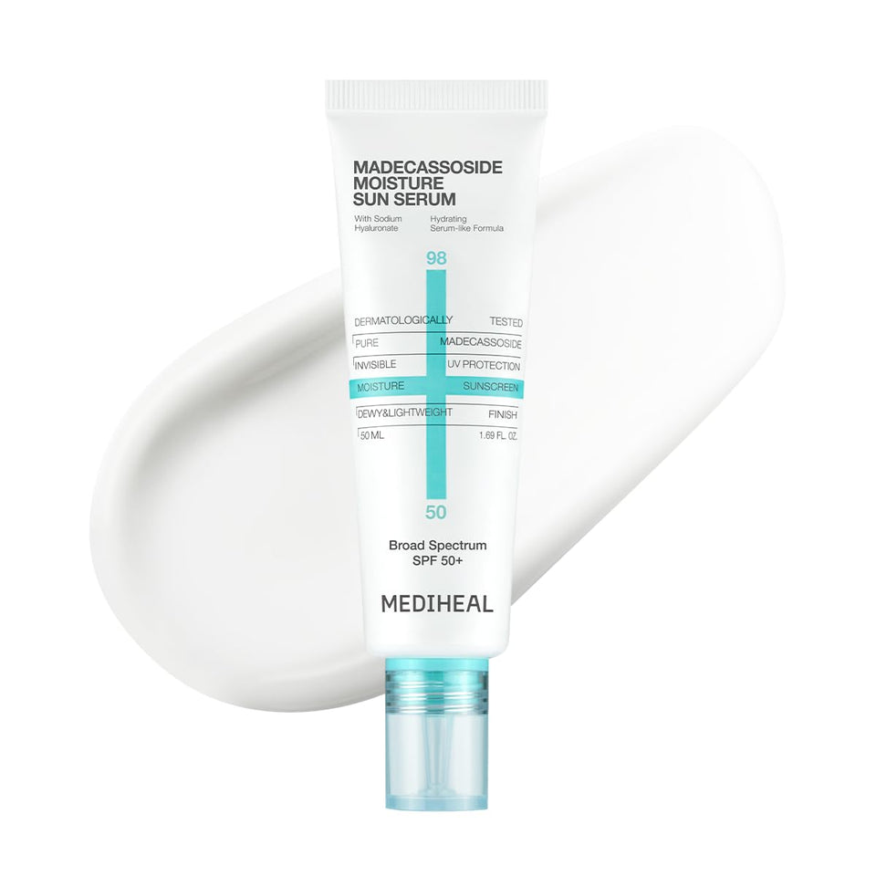 MEDIHEAL front packaging showing product and SPF benefit
