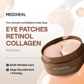 MEDIHEAL hydrogel patch close-up texture highlighting absorption