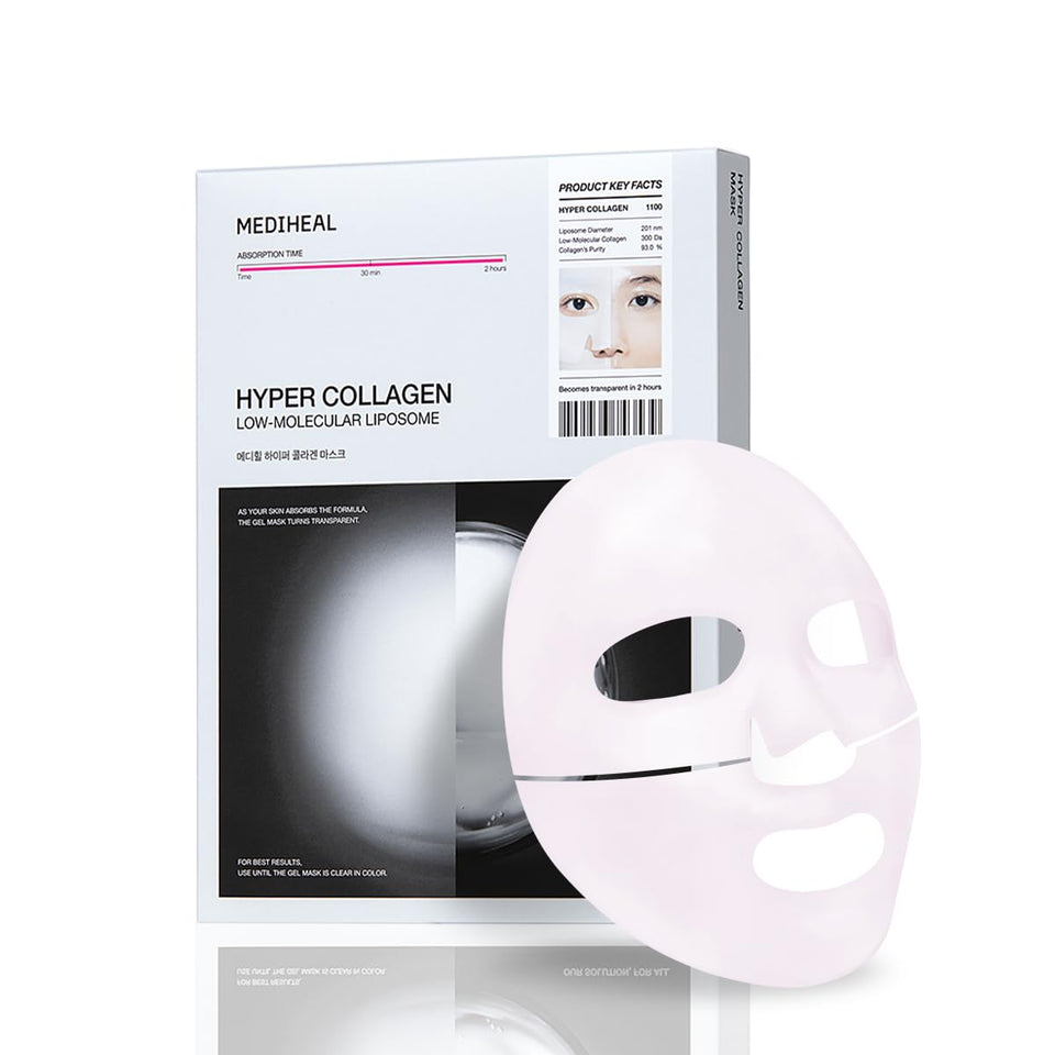 MEDIHEAL front packaging showing product benefits and calming design