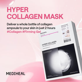 MEDIHEAL open mask with pooled collagen essence demonstrating richness