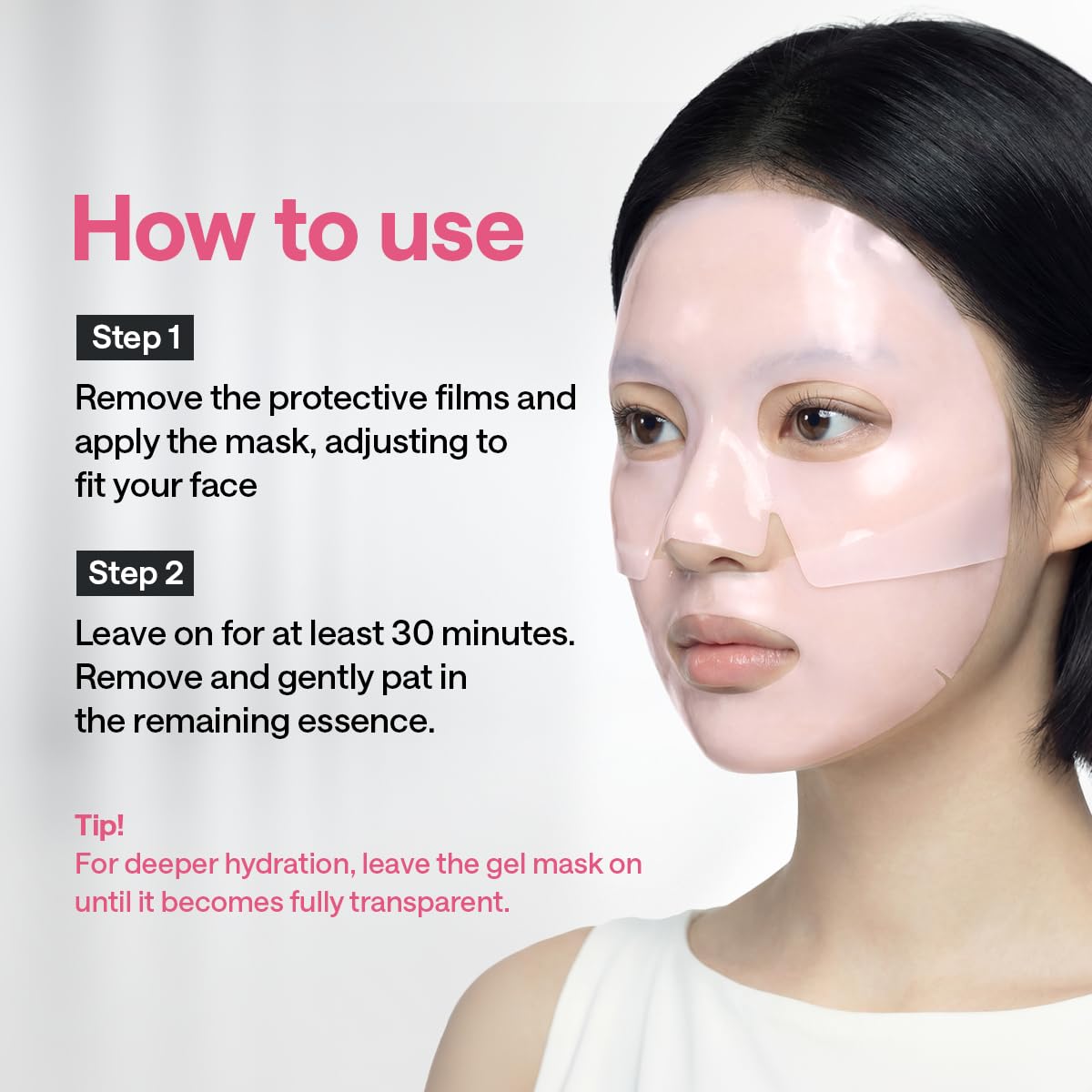 MEDIHEAL mask next to a hand for scale showing generous sheet size
