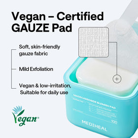 MEDIHEAL label and ingredient list focusing on madecassoside purity benefit