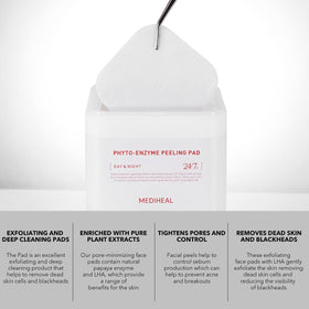 MEDIHEAL ingredient label showing retinol and low-molecular collagen benefits